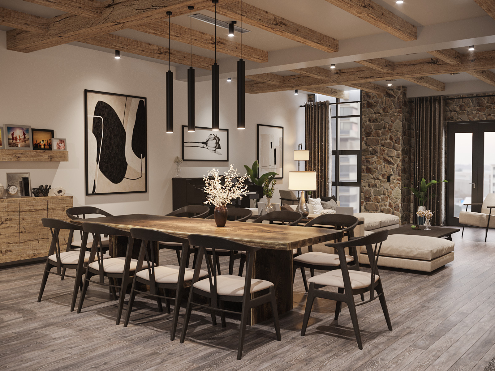 nterior design rustic style pmhsstudio (1) avenue garden